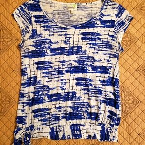 Cute Porridge cap sleeve top